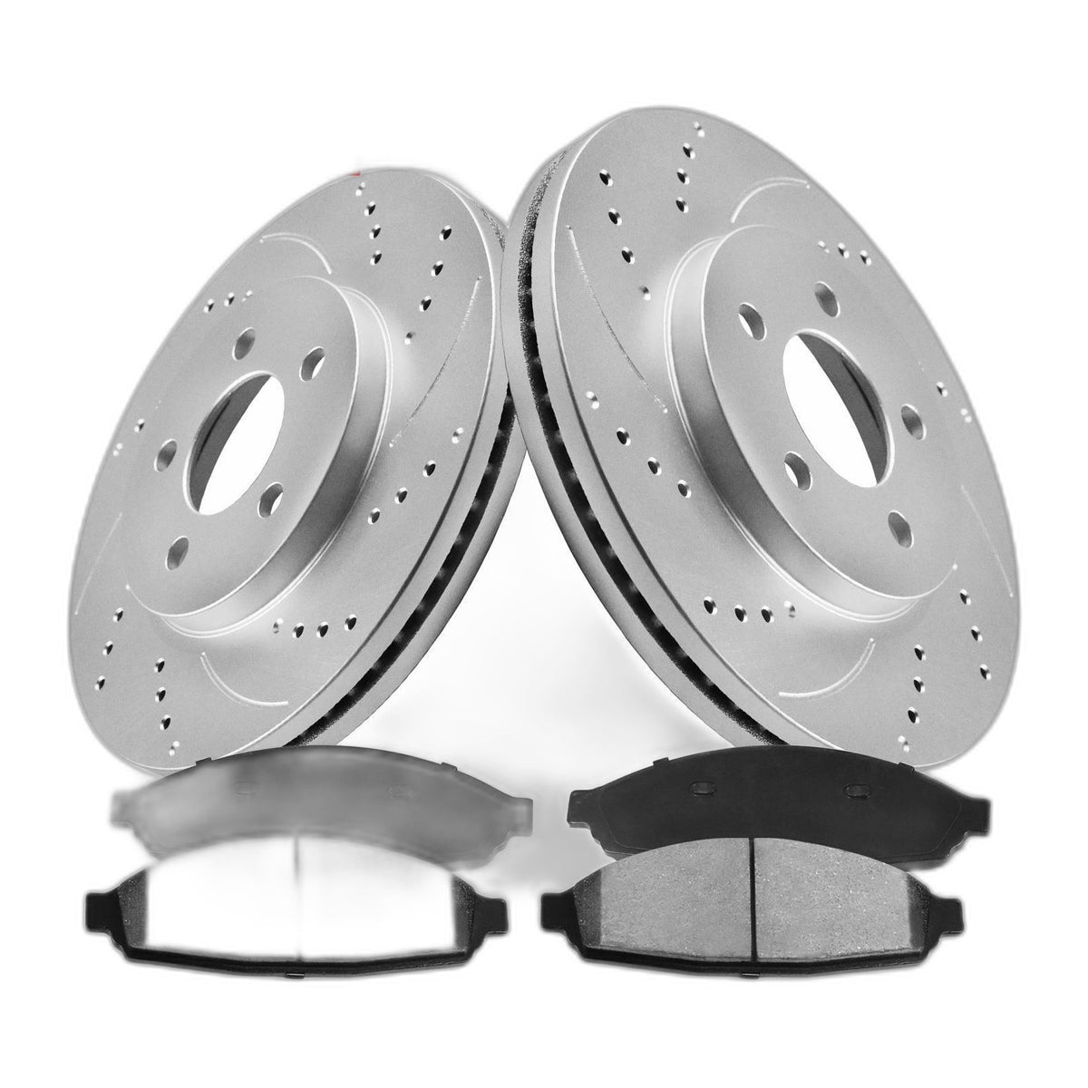 Front Disc Rotors Brake Pads Kit for 2002-2005 Ford Explorer Mercury Mountaineer