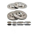 Front Rear Disc Brake Rotors Ceramic Brake Pads Kit For 2011-2014 Ford Explorer