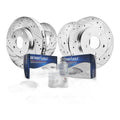 Front & Rear Brake Pads Rotors for 2005-2009 Subaru Outback