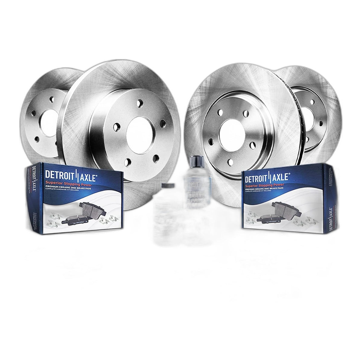 Front & Rear Brake Pads Rotors for 2003 2004 Cadillac Seville