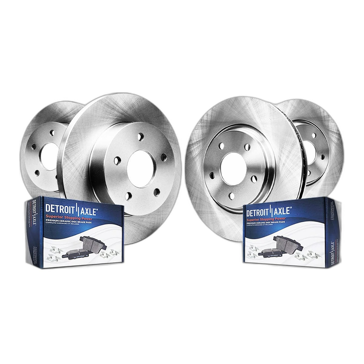 Front & Rear Brake Pads Rotors for 2011-2019 Ford Explorer