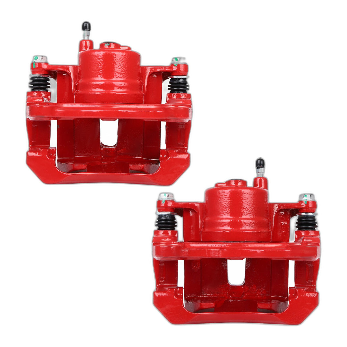 Front Pair Brake Calipers w/Bracket Left Right Fits 2003-2008 Toyota For Corolla