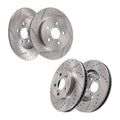 Front Rear Brake Rotors and Pads Kit for Toyota Prius 2012/Prius Plug-In 2012-15