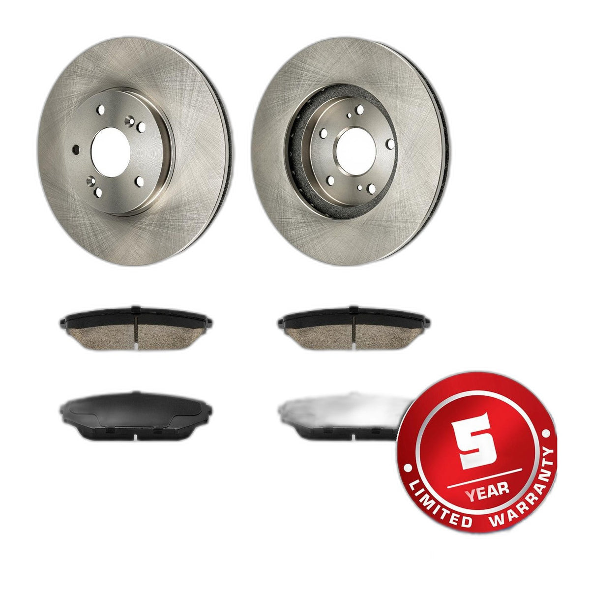 Fits 1999-2004 Honda Odyssey Front Brake Rotors Pads Kit For 2001-2002 Acura MDX