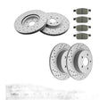 320mm Front & 280mm Rear Brake Rotors + Ceramic Pads for 2013 - 2016 Ford Escape