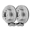 Front Brake Rotors and Ceramic Brake Pads Kit for Jeep Wrangler/Jeep Comanche
