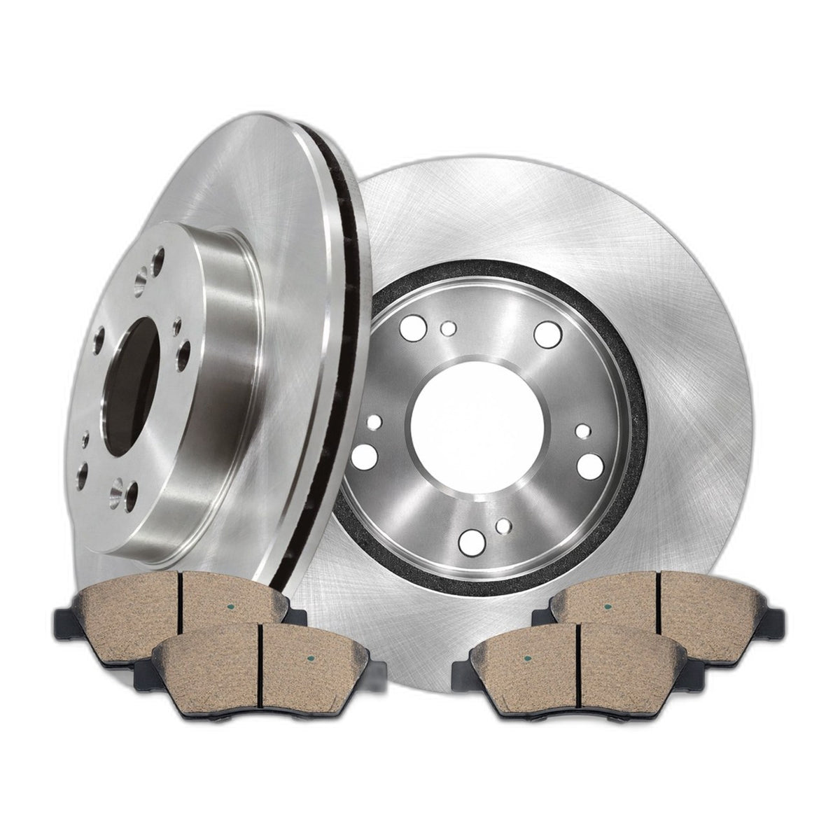 Front Brake Rotors+Ceramic Pads for 2007 2008 2009 2010 2011 Honda Civic Hybrid