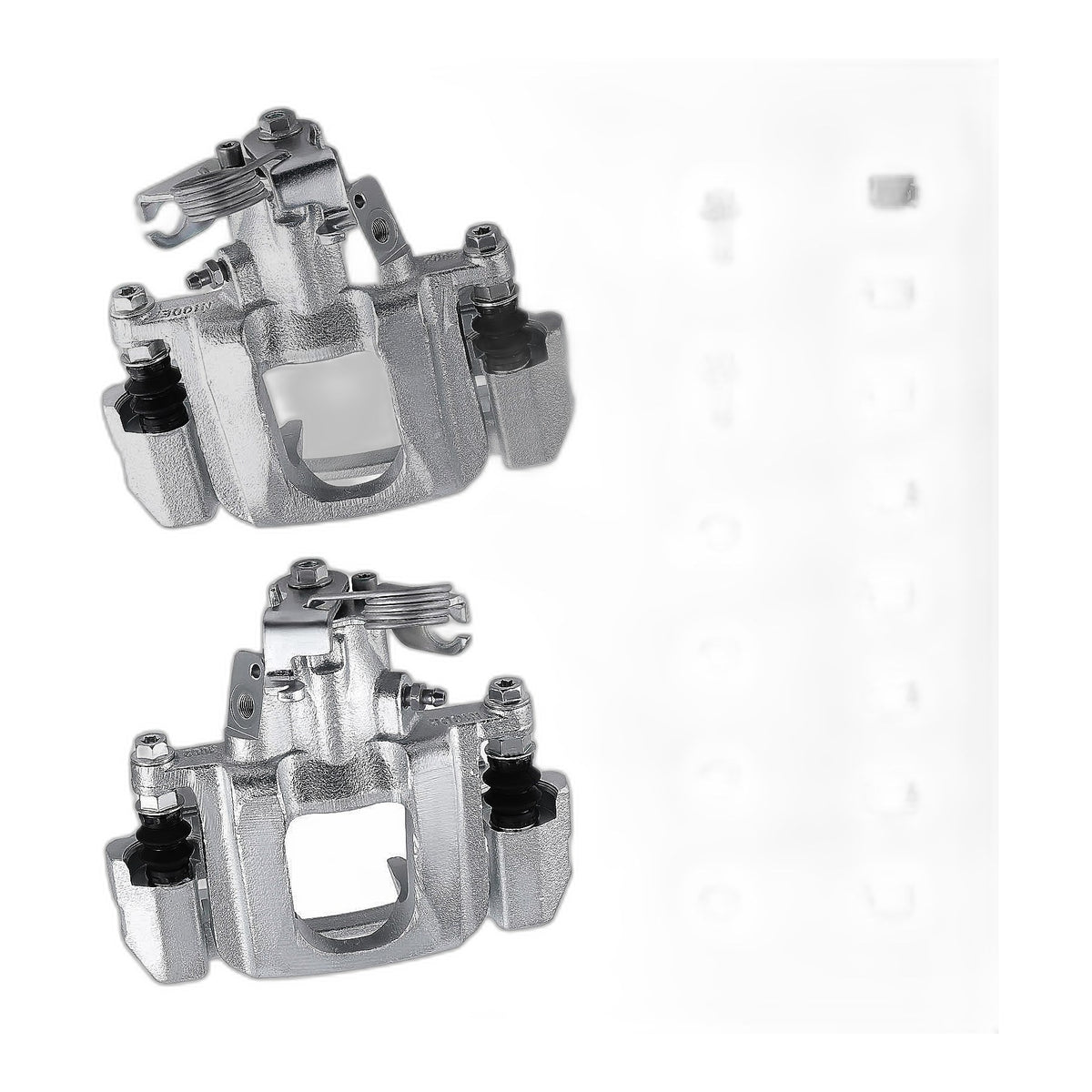 Rear Brake Calipers with Bracket Pair for Ford Edge 2011-14 Lincoln MKX 2011-15