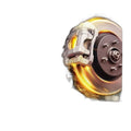 Rear Disc Brake Caliper Assembly with Bracket Left Right Pair Compatible with