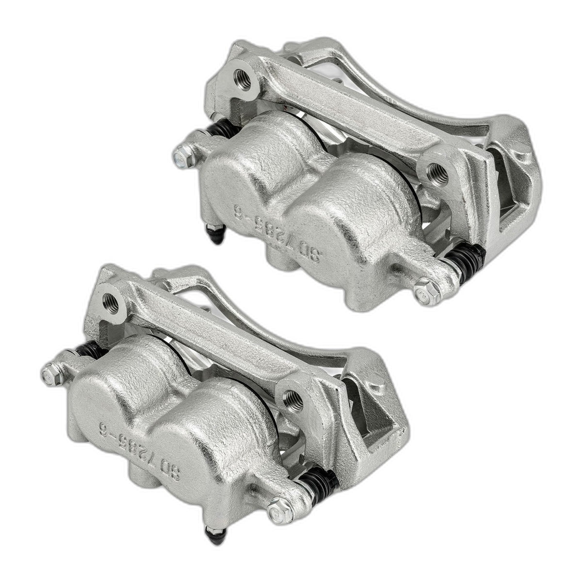 Pair Front Brake Calipers w/ Bracket For Ford F-150 1997-1998 2000-2003 18B4634