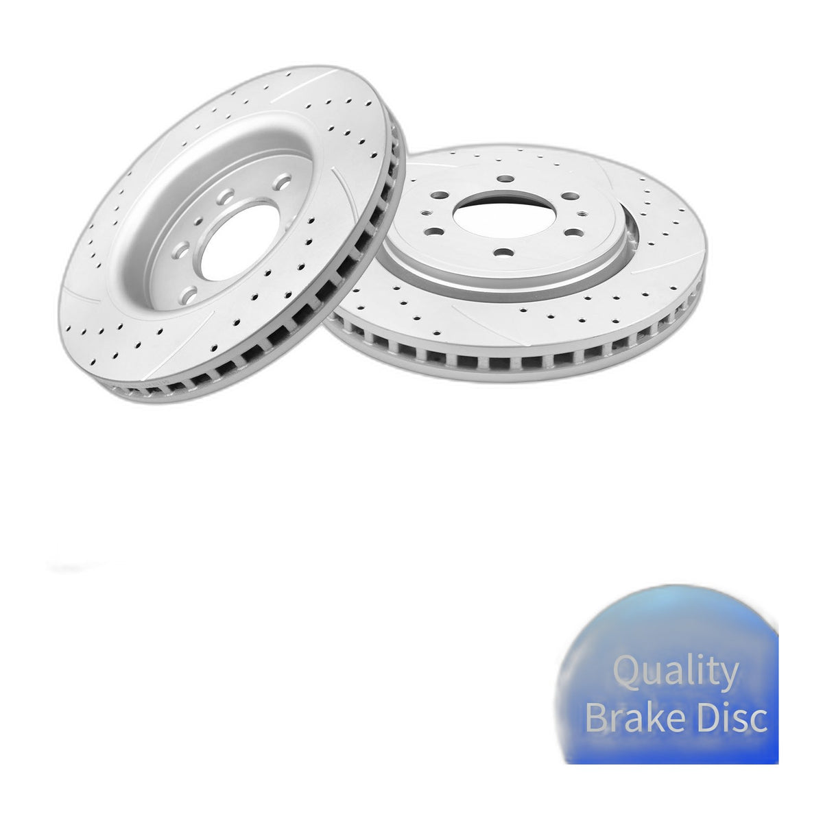 Front Drilled and Slotted Brake Rotors Pads for Ford F-150 2010-2014 2015-2020