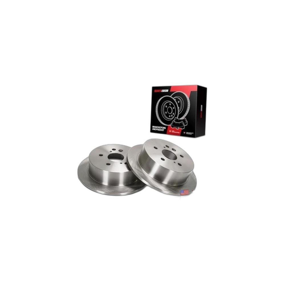 Rear Brakes and Rotors Kit Brake Pads Brake Rotors and Pads Rear - 31356 D996