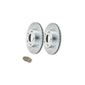 G3000 Front Brake Rotors and Ceramic Pads Kit for Honda 2006-2010 Honda Civic