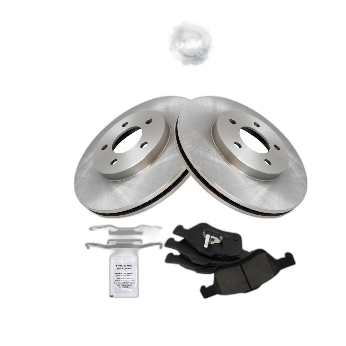Front Ceramic Brake Pads & Rotors Kit for Ford Escape Mercury Mariner SUV