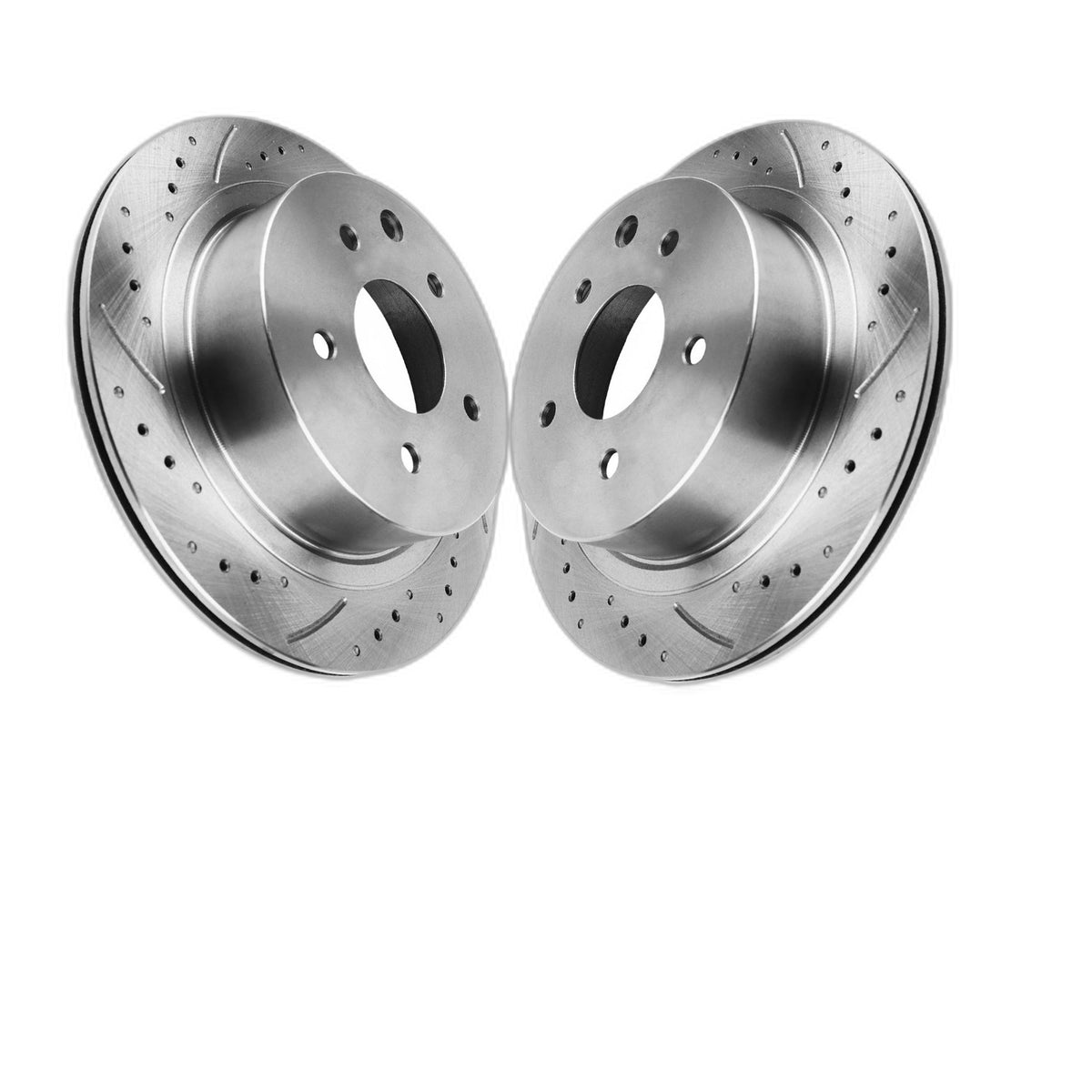 Rear Brake Rotors Ceramic Pads Kit for 2017 2018 2019 Nissan Rogue 2L 4-Door