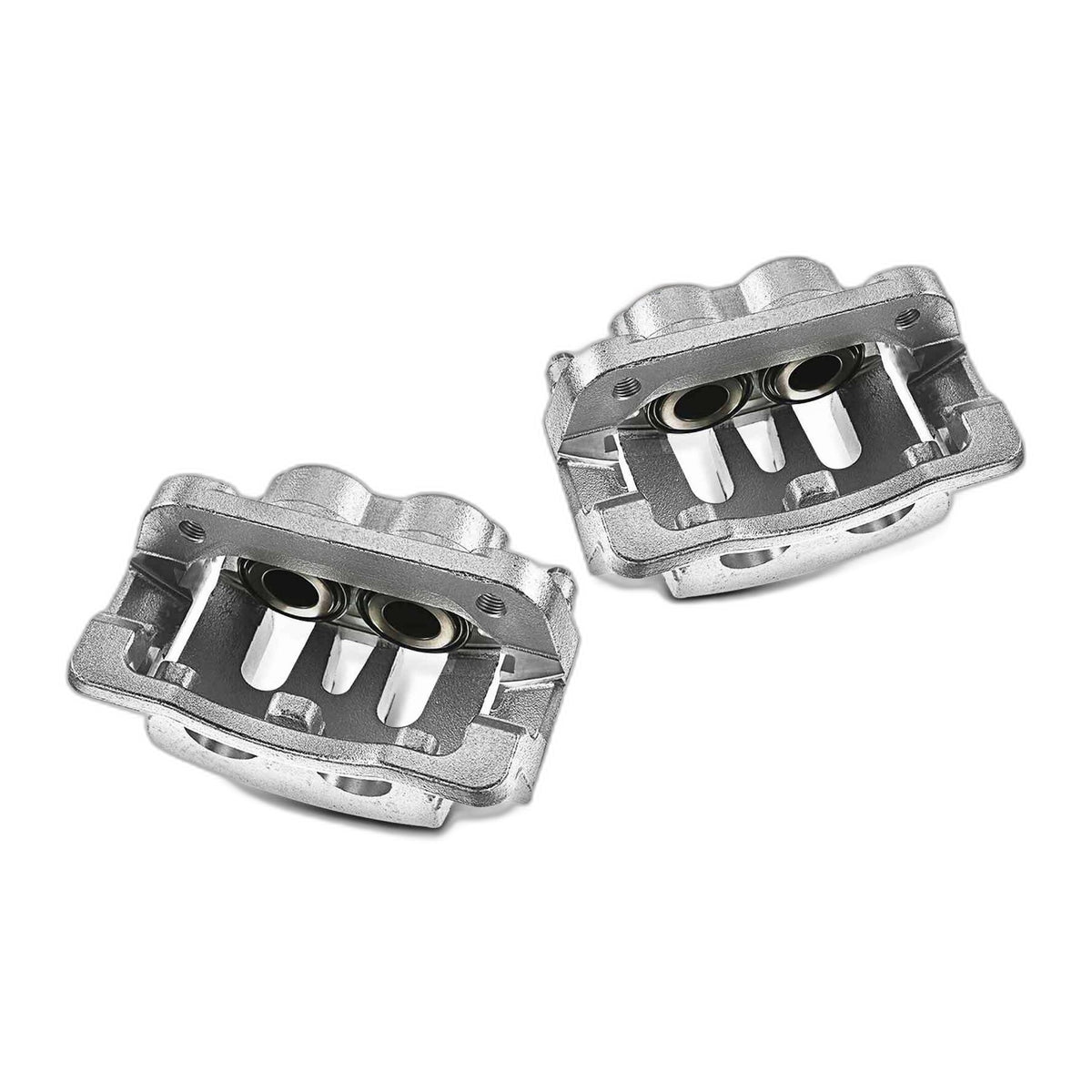 Pair Rear Brake Calipers with Bracket for Ford F-250 F-350 Super Duty 2005-2007