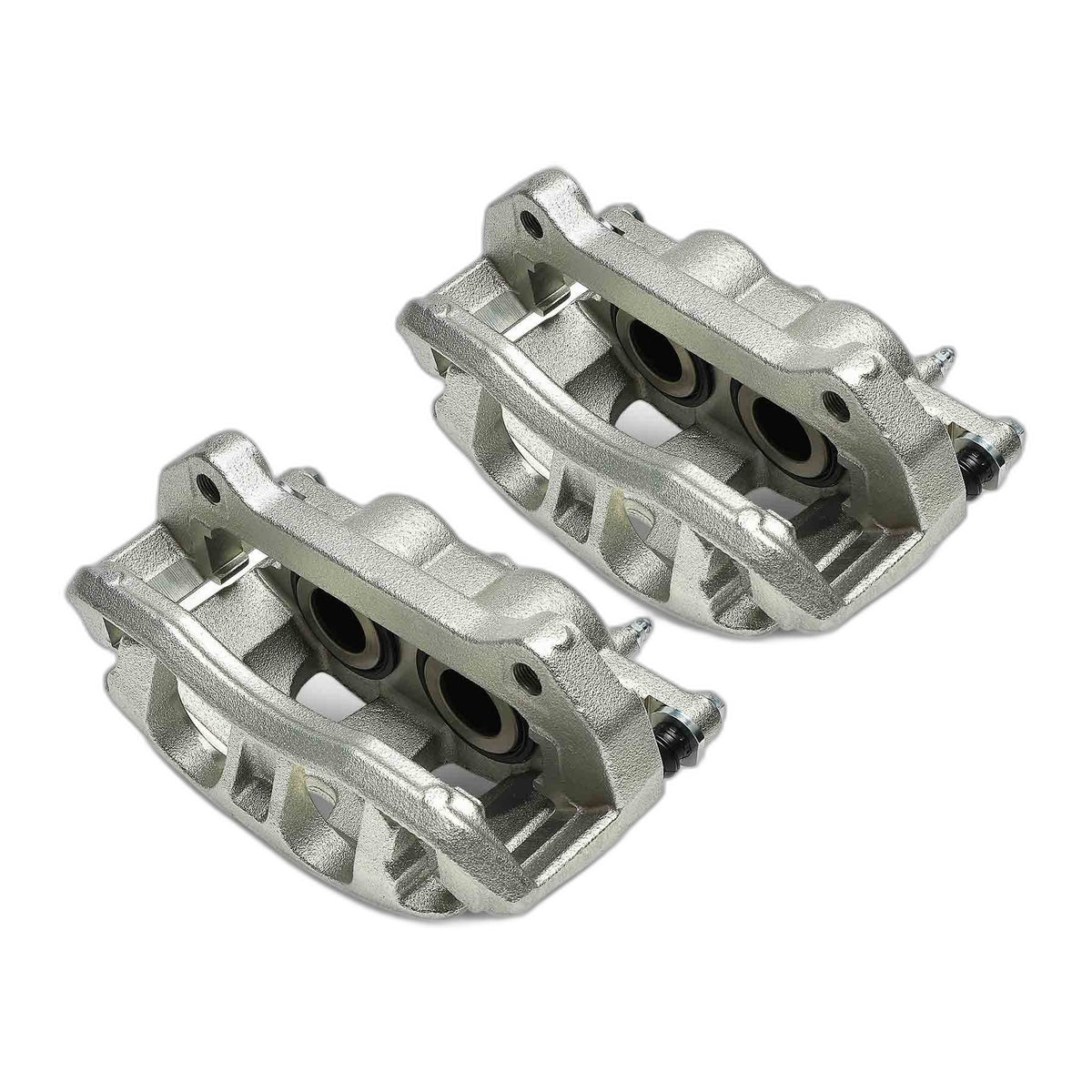Pair Front Side Brake Calipers Set with Bracket for Ford F-150 F150 2012-2020