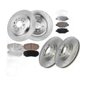 Front Rear Disc Rotors Brake Pads Kit for 2011 - 2014 Ford Edge 2011 - 2015 MKX