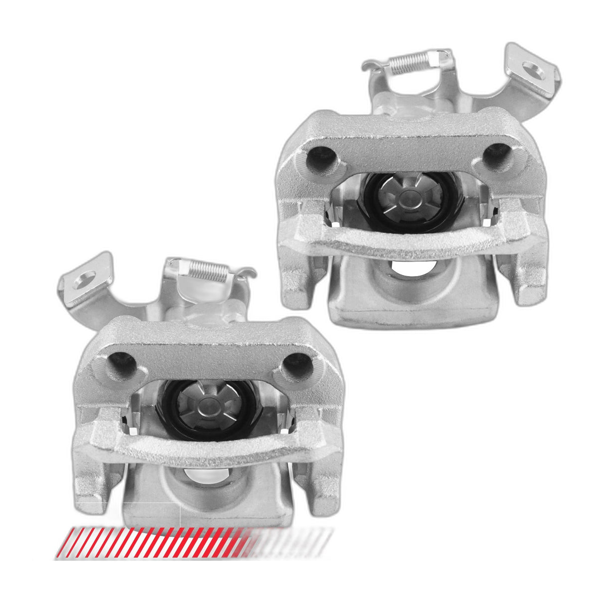 2x Rear Driver & Passenger Disc Brake Caliper w/ Bracket for Toyota Prius 10-15