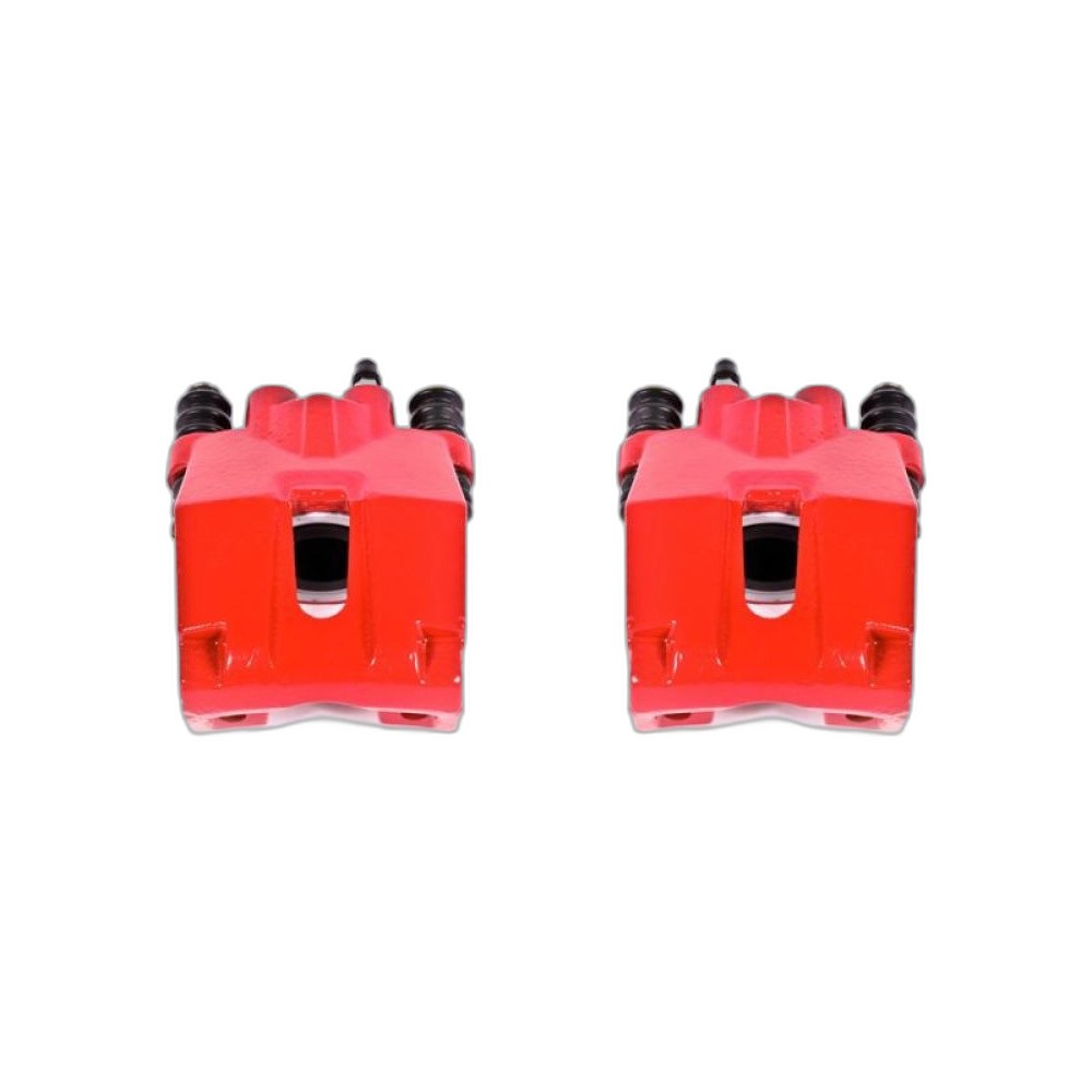 Power Stop Rear Red Calipers w/o Brackets Pair Fits 04-11 Ford F-150
