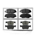 Front & Rear Ceramic Brake Pads Set For 2016 2017 2018 2019 - 2021 Honda Civic