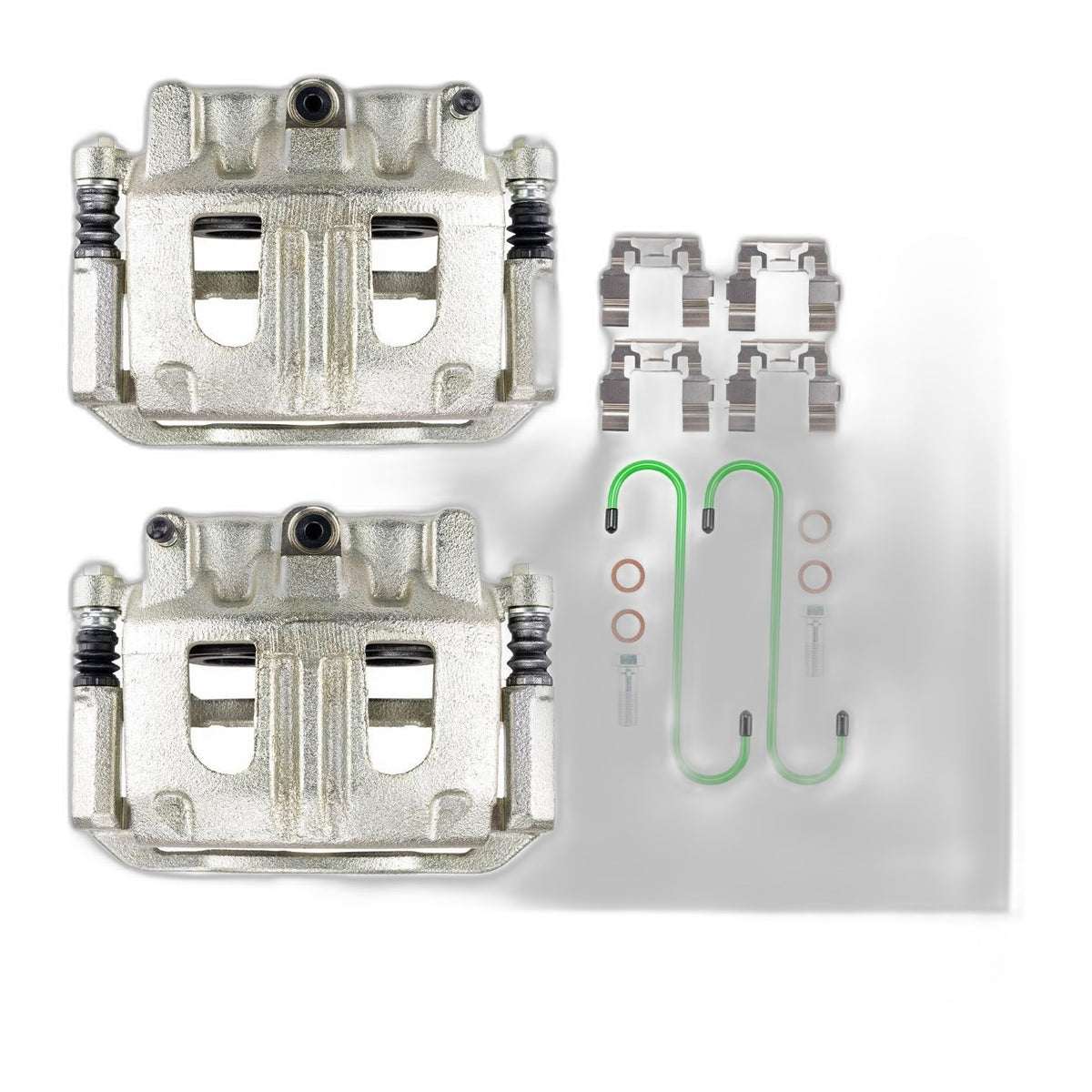 Pair Front Brake Calipers with Bracket and Hardware For 2002-2005 Ford Explorer