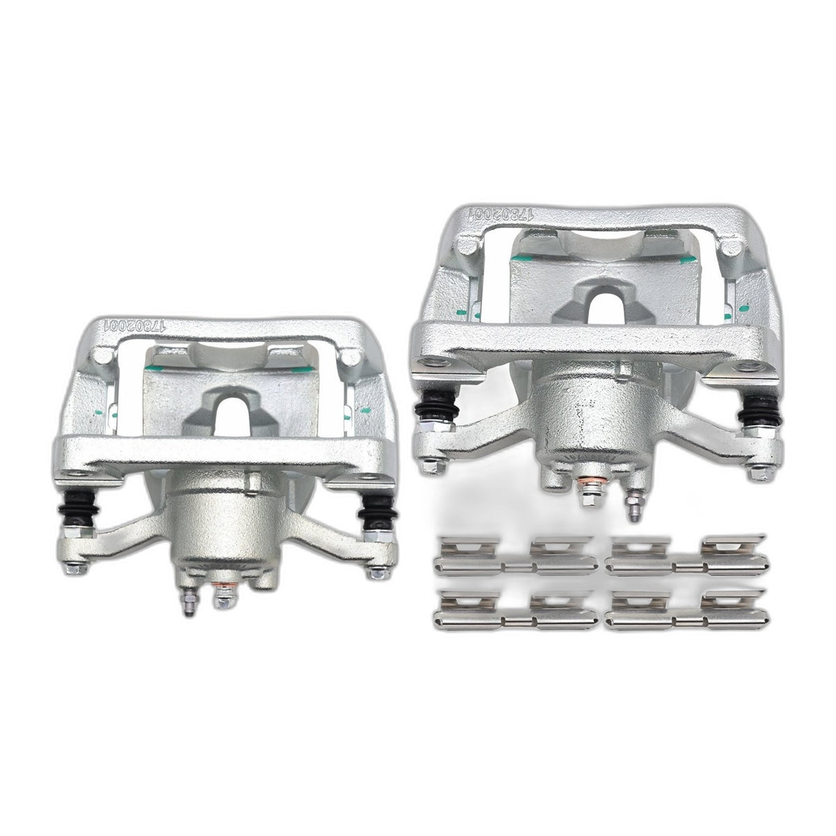 Rear Pair Brake Calipers w/ Brackets Assembly for 2012-2015 2016 Ford F-150