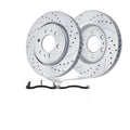 Front Brake Rotors and Pads for Ford Expedition F-150 Lincoln Navigator Slotted