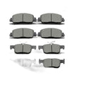 Front and Rear Ceramic Brake Pads for 2018 2019 2020 2021 2022 Honda Accord