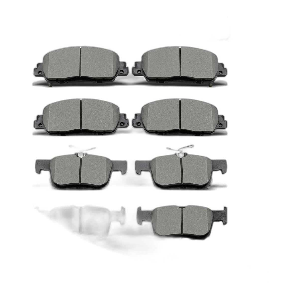 Front and Rear Ceramic Brake Pads for 2018 2019 2020 2021 2022 Honda Accord