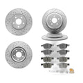 Front Rear Brake Disc Rotors + Ceramic Pads Kit for 2017 - 2019 Ford Escape