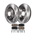 Front Brake Rotors Ceramic Pads for 2016-2021 Chevy Malibu Equinox Terrain