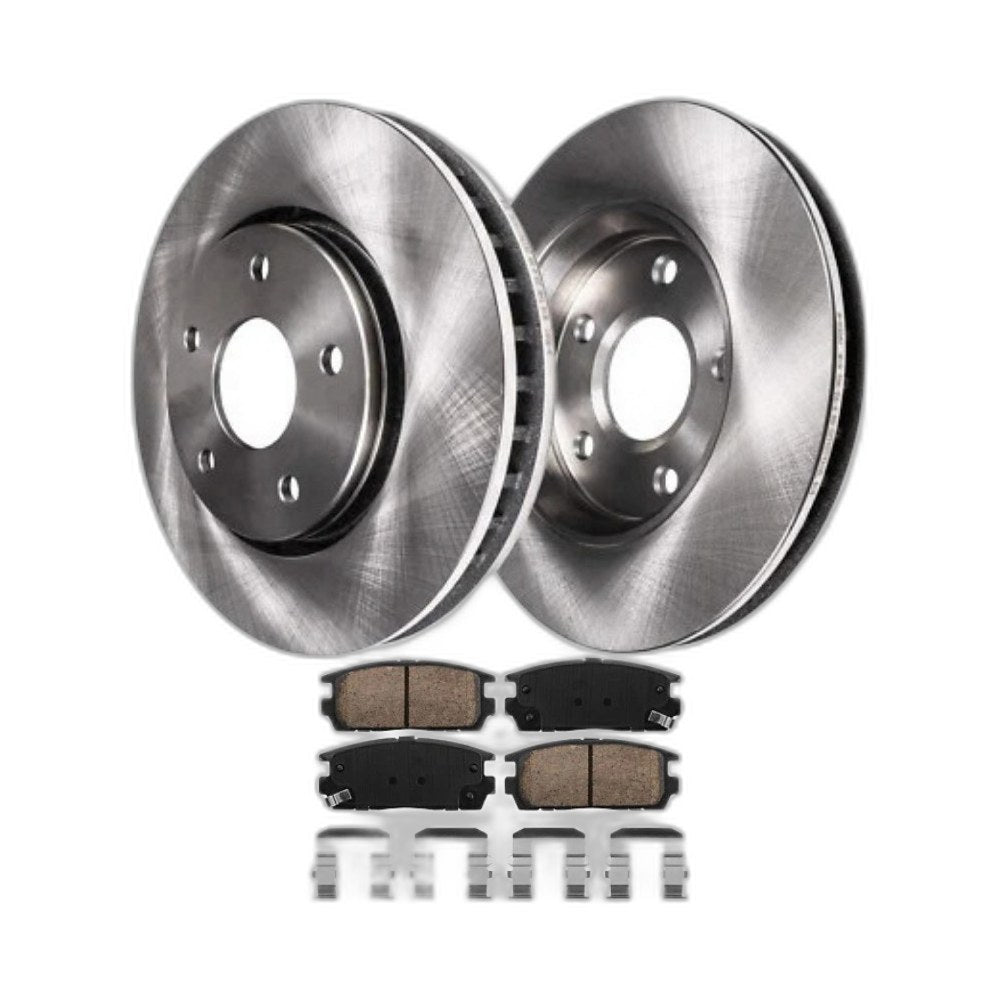Front Brake Rotors Ceramic Pads for 2016-2021 Chevy Malibu Equinox Terrain