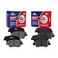 Front and Rear Ceramic Brake Pads Set For 2011 - 2015 Hyundai Sonata KIA Optima