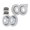 350mm Front & 348mm Rear Brake Rotors Pads Kits for 2010-2011 Ford F-150 Brakes