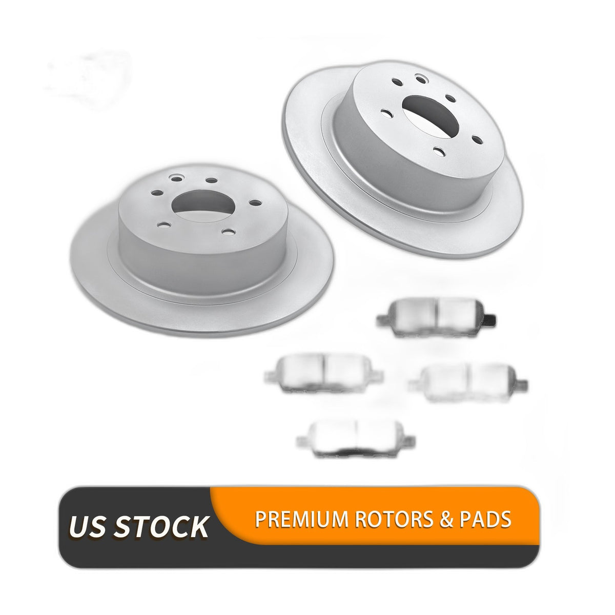 Rear Brake Rotors Pads Kit for Nissan Juke Sentra 2007-2019 Altima 2002-2023