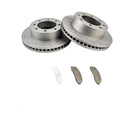 Fits Ford F-250 Super Duty V8 5.4L 2005-2010 Front Brake Rotors Front Brake Pads