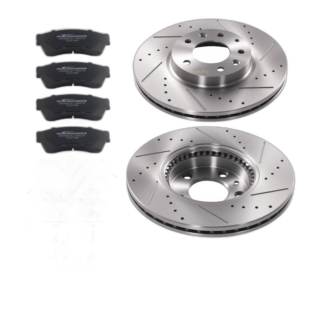 Front Brake Rotors and Pads Kit for Ford Fusion/Lincoln MKZ Zephyr/Mazda 6 54142