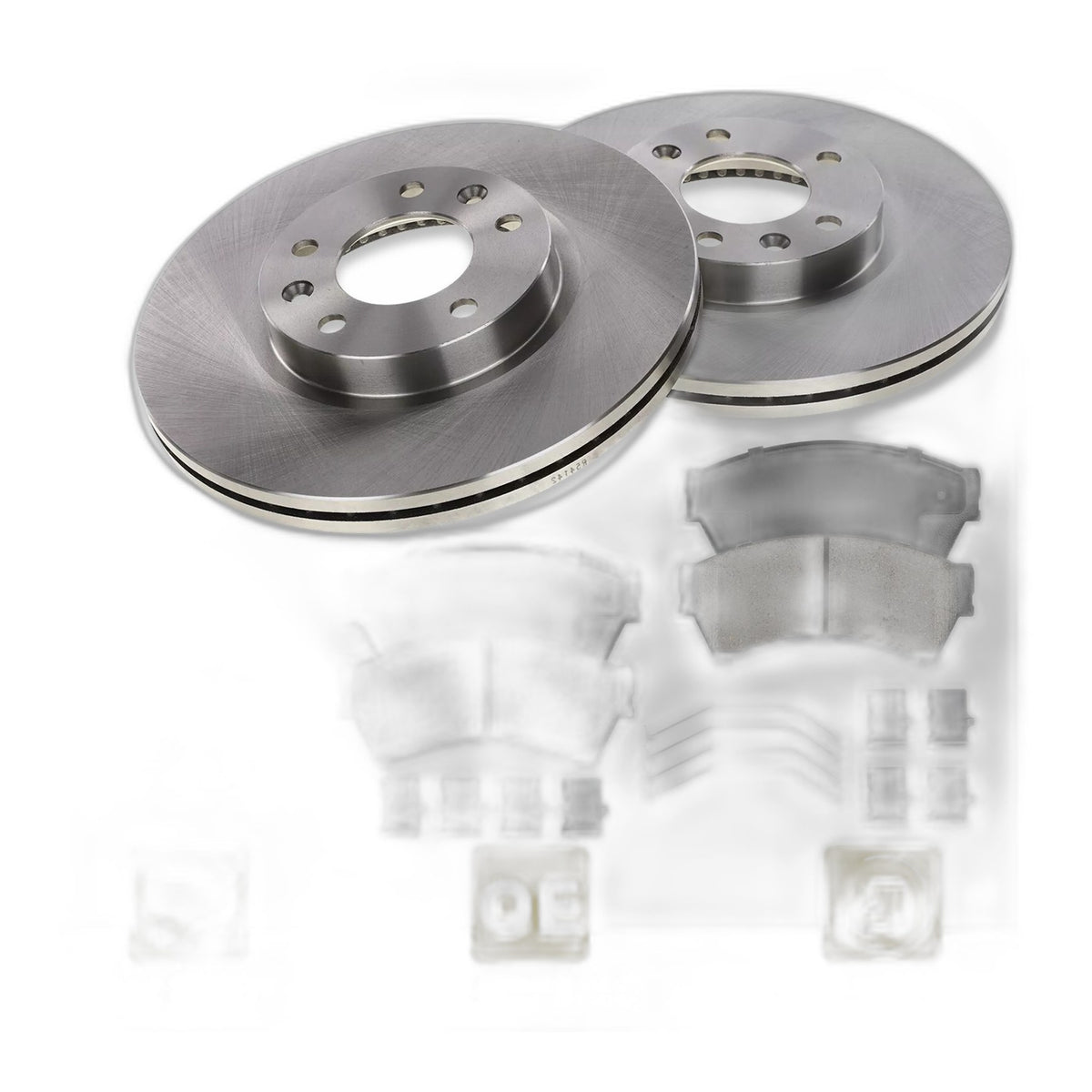 Front Disc Brake Rotors Pads Kit for Ford Fusion Lincoln MKZ Mazda 6 Milan