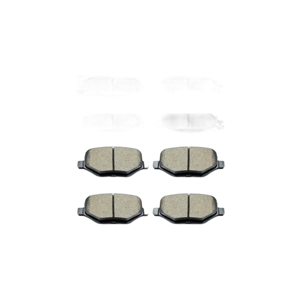 Front Rear Ceramic Brake Pads 8 Pieces Set for 2011-2019 ford Explorer,for