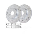 Front Brake Rotors Pads Kit for Nissan Altima 2013 2014-2023 Drilled Brakes