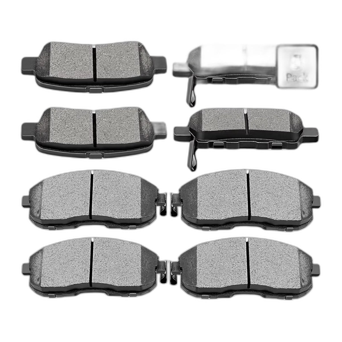 Front Rear Ceramic Brake Pads For Infiniti G35 Nissan 350Z Juke Sentra Altima
