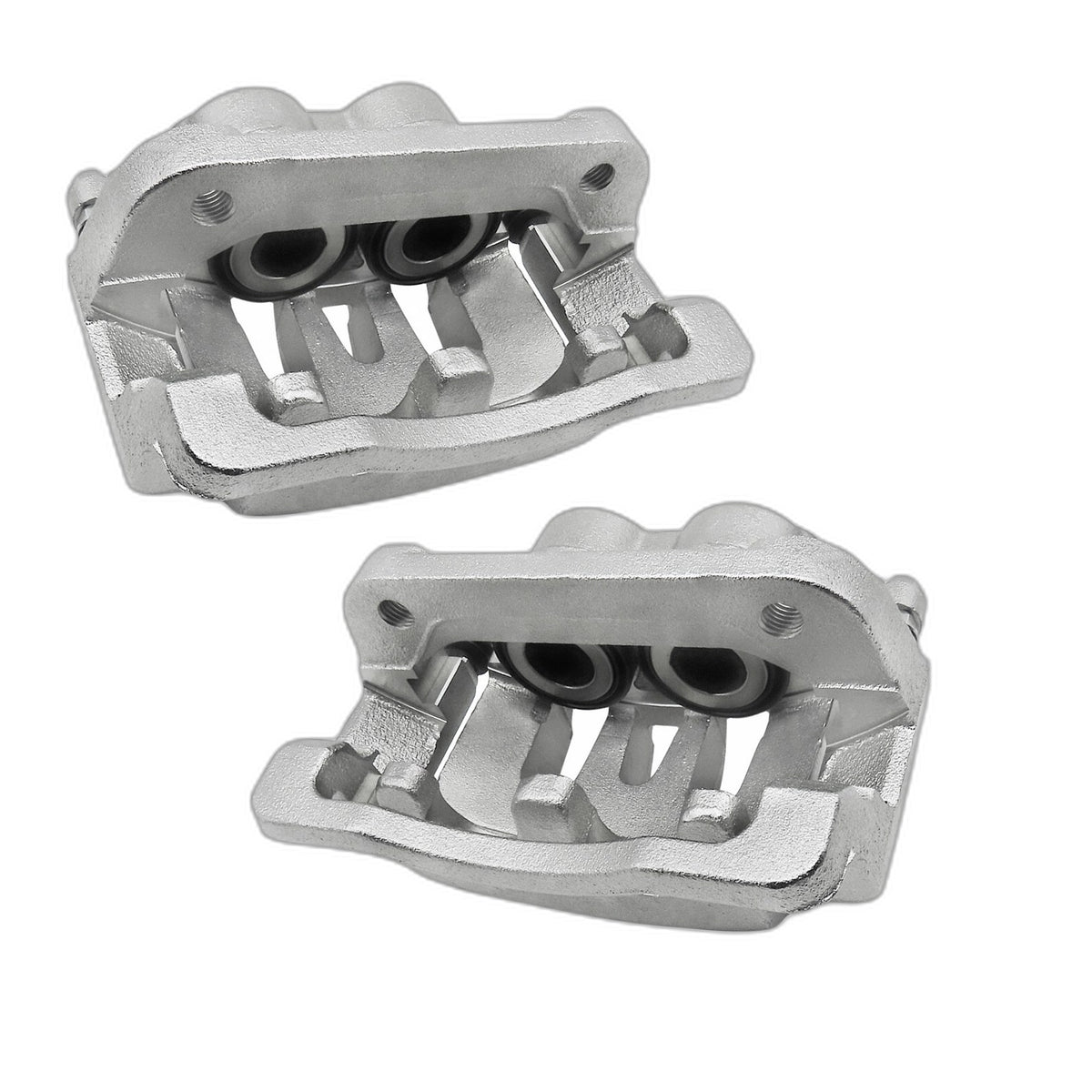Pair Rear Brake Calipers w/ Brackets For 2008-2012 Ford F-250 F-350 Super Duty