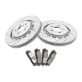 352mm Front Brake Rotors Pads for Ford Flex Taurus Explorer Lincoln MKT MKS