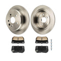 Rear Brake Kit Rotors Ceramic Brake Pads for Volkswagen 2016-2021 Passat, Volksw
