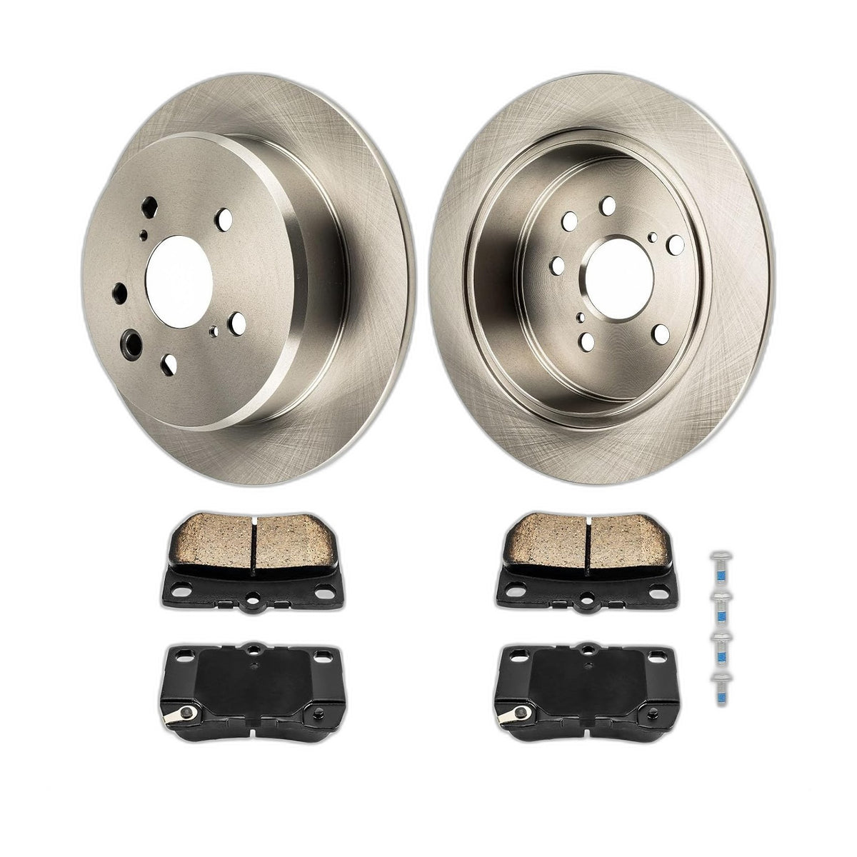 Rear Brake Kit Rotors Ceramic Brake Pads for Volkswagen 2016-2021 Passat, Volksw
