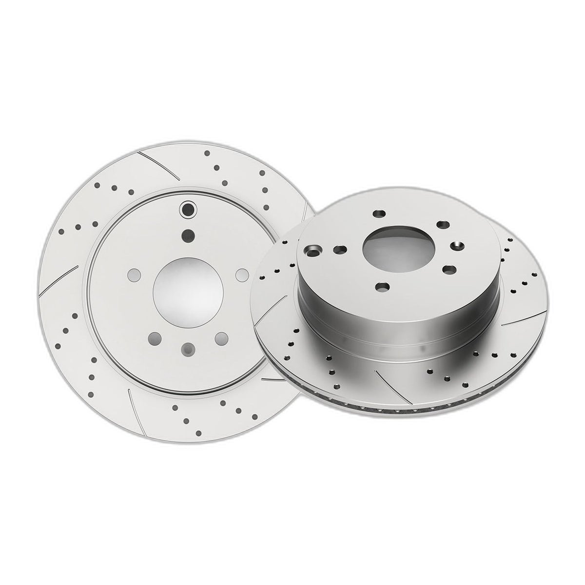 Rear Brake Rotors and Pads Kit for 2010-17 GMC Terrain Chevrolet Equinox