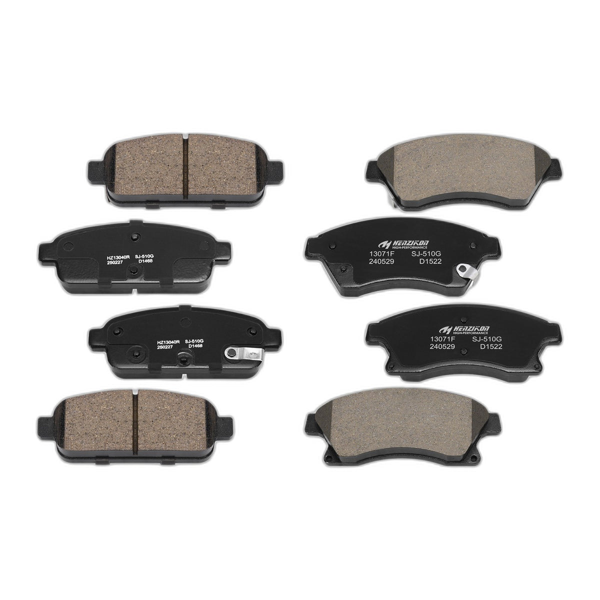 Front & Rear Ceramic Brake Pads Set w/Hardware Fits Buick Encore Verano Chevy