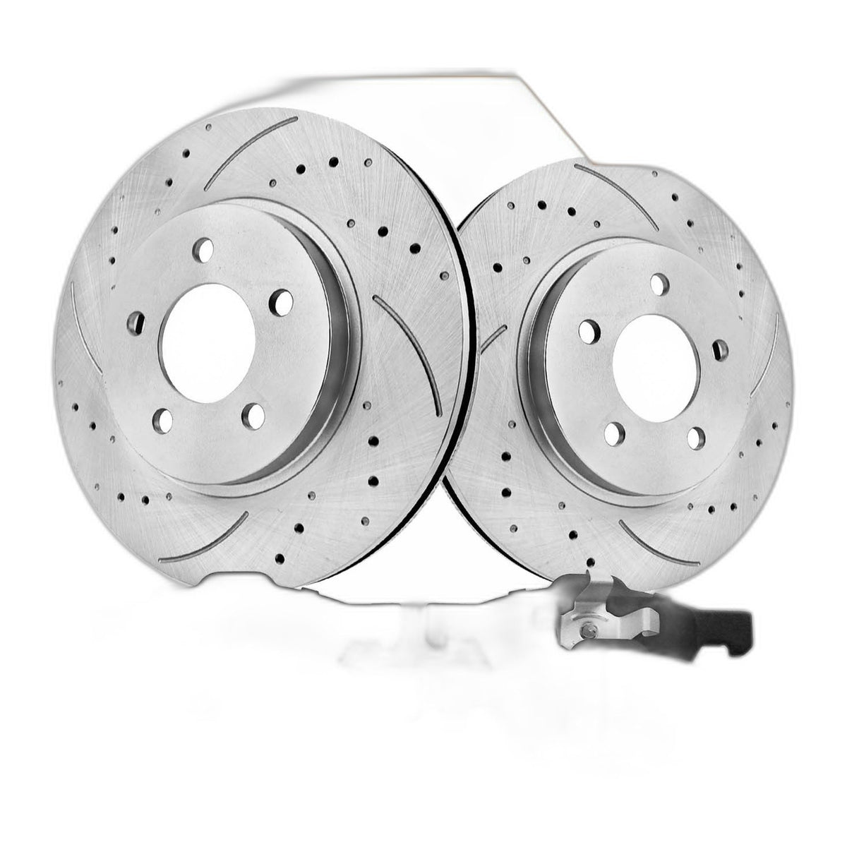 Front Drilled Rotors Brake Pad Kit for Ford Escape Mazda Tribute Mercury Mariner