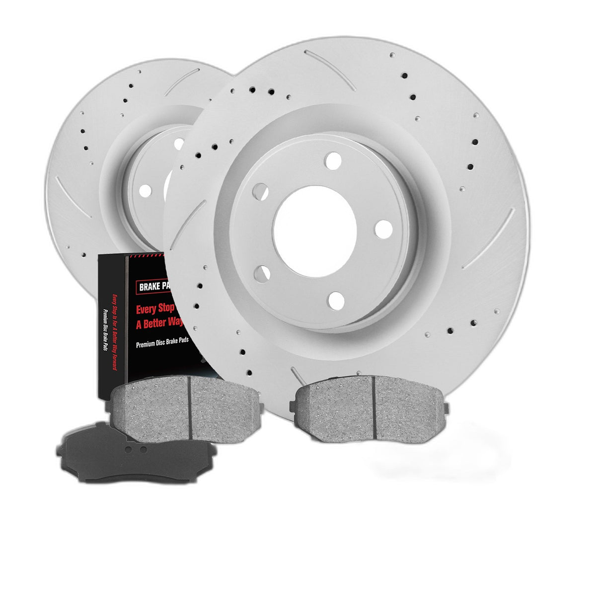12.6" Front Disc Brake Rotors Pads Kit for 2007 2008 2009 2010-2014 Ford Edge